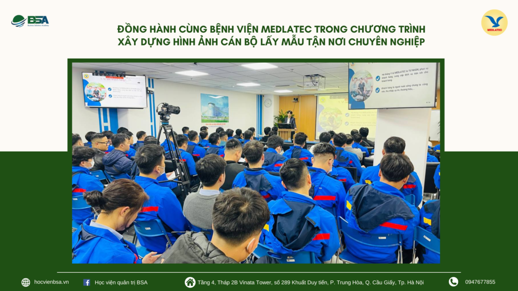 KHÓA HỌC "XÂY DỰNG HÌNH ẢNH CÁN BỘ LẤY MẪU TẬN NƠI CHUYÊN NGHIỆP MEDLATEC" 3 MED 192026273 3